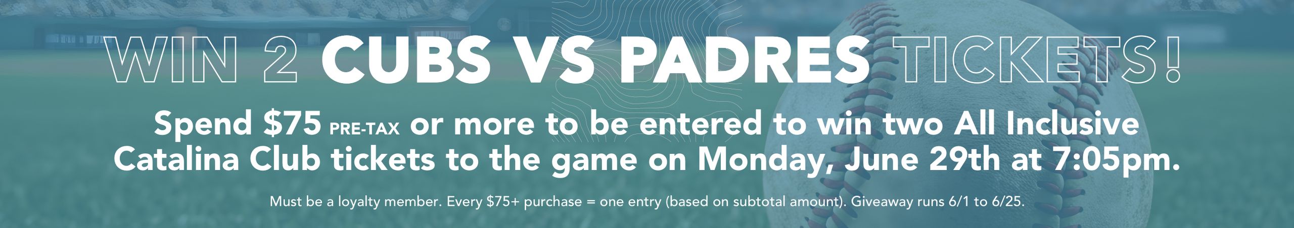 Cannabis Promo, Cannabis Sales, Cannabis Discounts, Cannabis on Sale, Cubs tickets June
