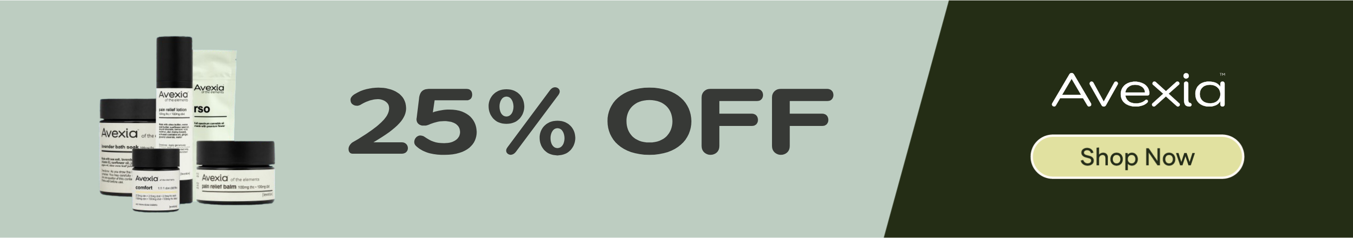 25% OFF Avexia