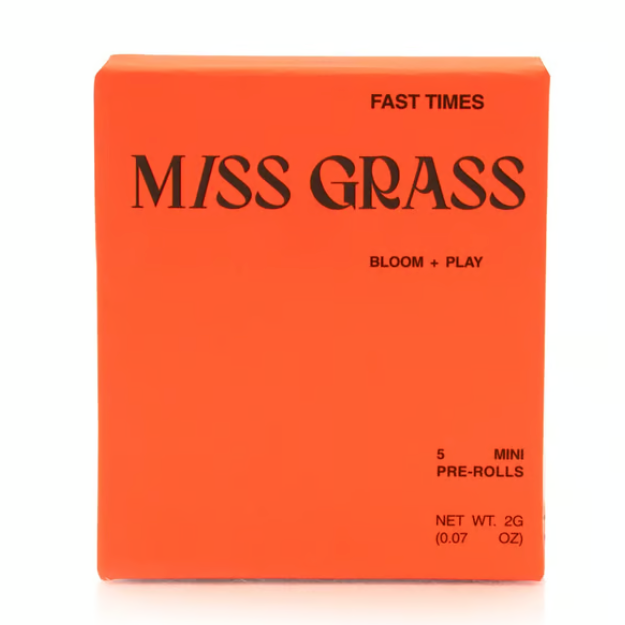 Miss Grass Fast Times Blackberry Durban Pre-Roll Multipack, 2g