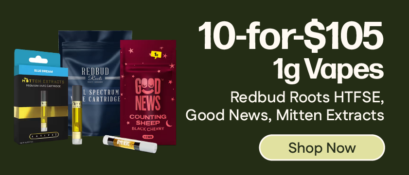 10-for-$105 1g Cartridges (Mix & Match)