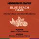 Blue Beach Haze Modern Flower Blue Beach Haze Modern Flower