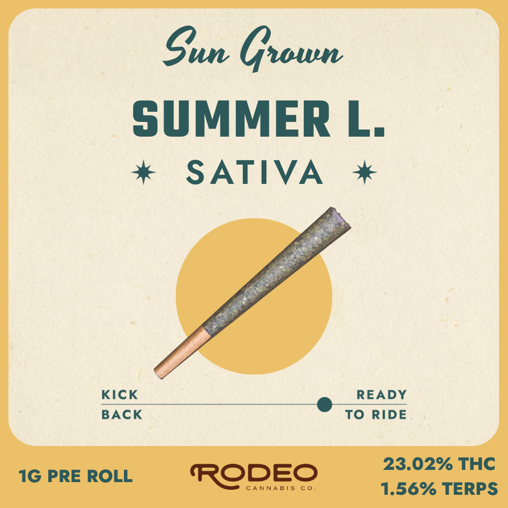 Rodeo Cannabis Summer L. Pre-Roll Single, 1g, 1pk
