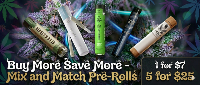 Cannabis Promo, Cannabis Sales, Cannabis Discounts, Cannabis on Sale, Buy More Save More - Mix and Match Pre-Rolls