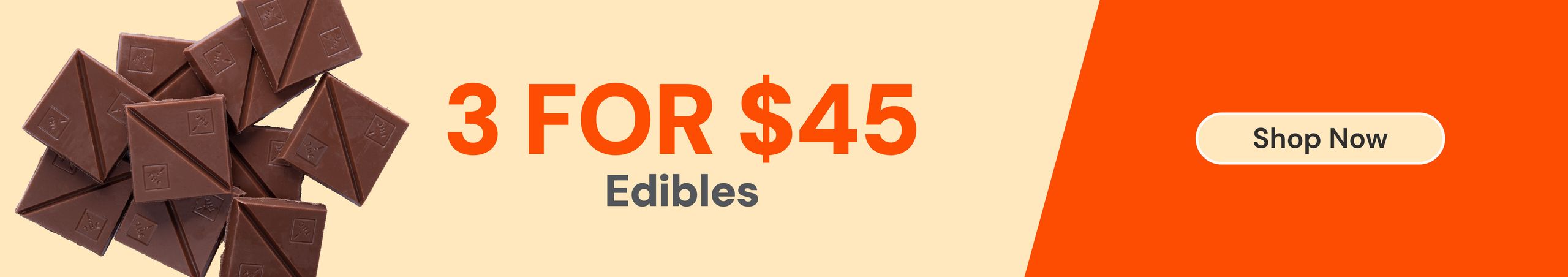 Cannabis Promo, Cannabis Sales, Cannabis Discounts, Cannabis on Sale, Edibles: 3-for-$45