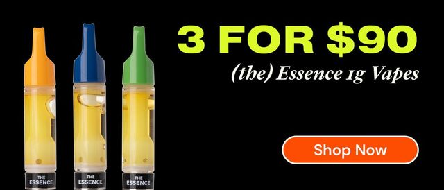 Cannabis Promo, Cannabis Sales, Cannabis Discounts, Cannabis on Sale, (the) Essence 1g Vapes: 3-for-$90