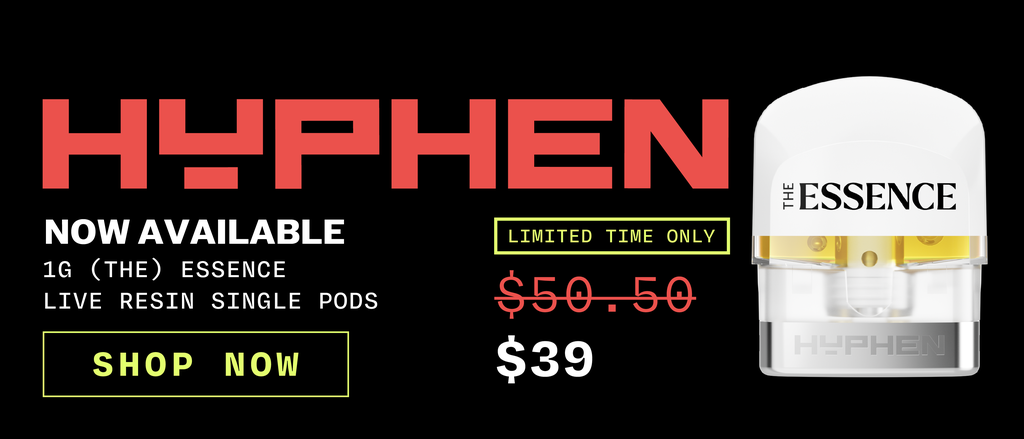 $39 Essence Hyphen Live Resin 1G Single Pods