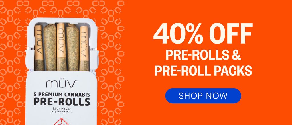 40% OFF Pre-rolls & Pre-roll Packs