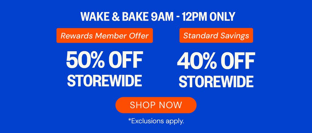 Wake & Bake: Up to 50% OFF from 9AM - 12PM