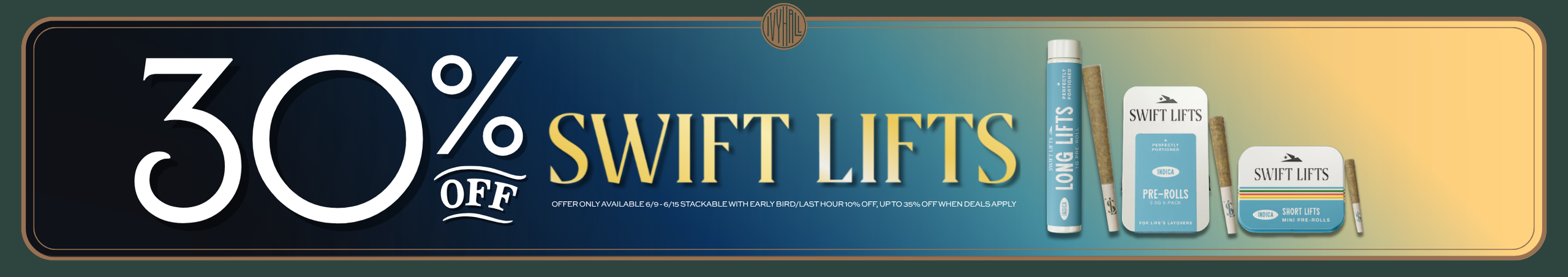 Cannabis Promo, Cannabis Sales, Cannabis Discounts, Cannabis on Sale, Swift Lifts 30% Off!