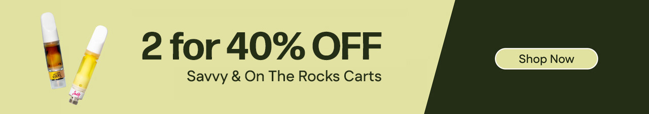 2 for 40% Off Savvy & On The Rocks Carts