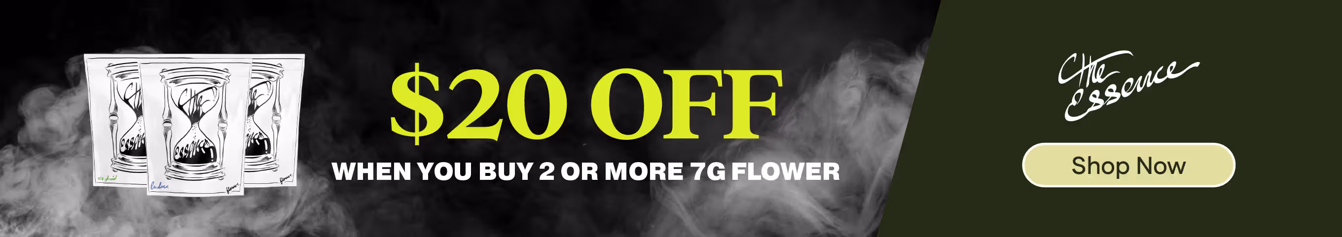 $20 OFF When You Buy 2+ (the) Essence 7g Flower