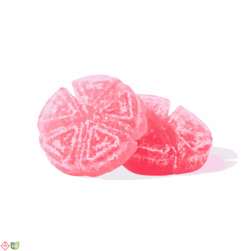 Gron Strawberry Lemonade 1:1 THC:CBC Gummy Candy Edible, 100mg, 10pk - image 2