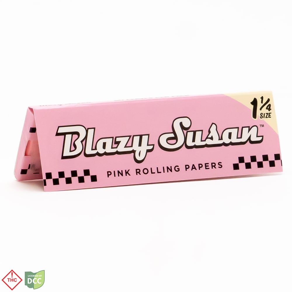 Blazy Susan 1 1/4 inch Rolling Papers Rolling Papers/Cones, Pink