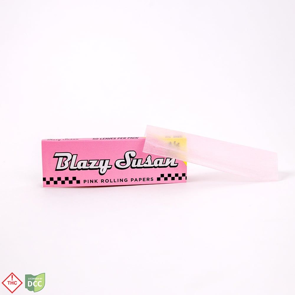 Blazy Susan 1 1/4 inch Rolling Papers Rolling Papers/Cones, Pink - image 4