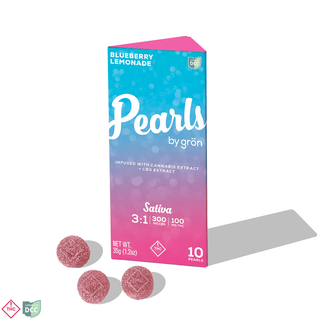 Blueberry Lemonade Pearls 3:1 CBG:THC Gummy product