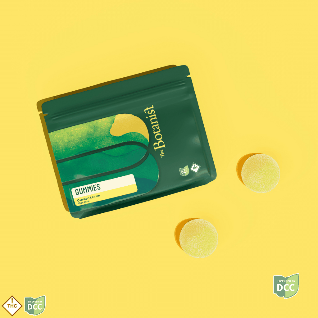 The Botanist Candied Lemon Gummy Candy Edible, 110mg, 4pk