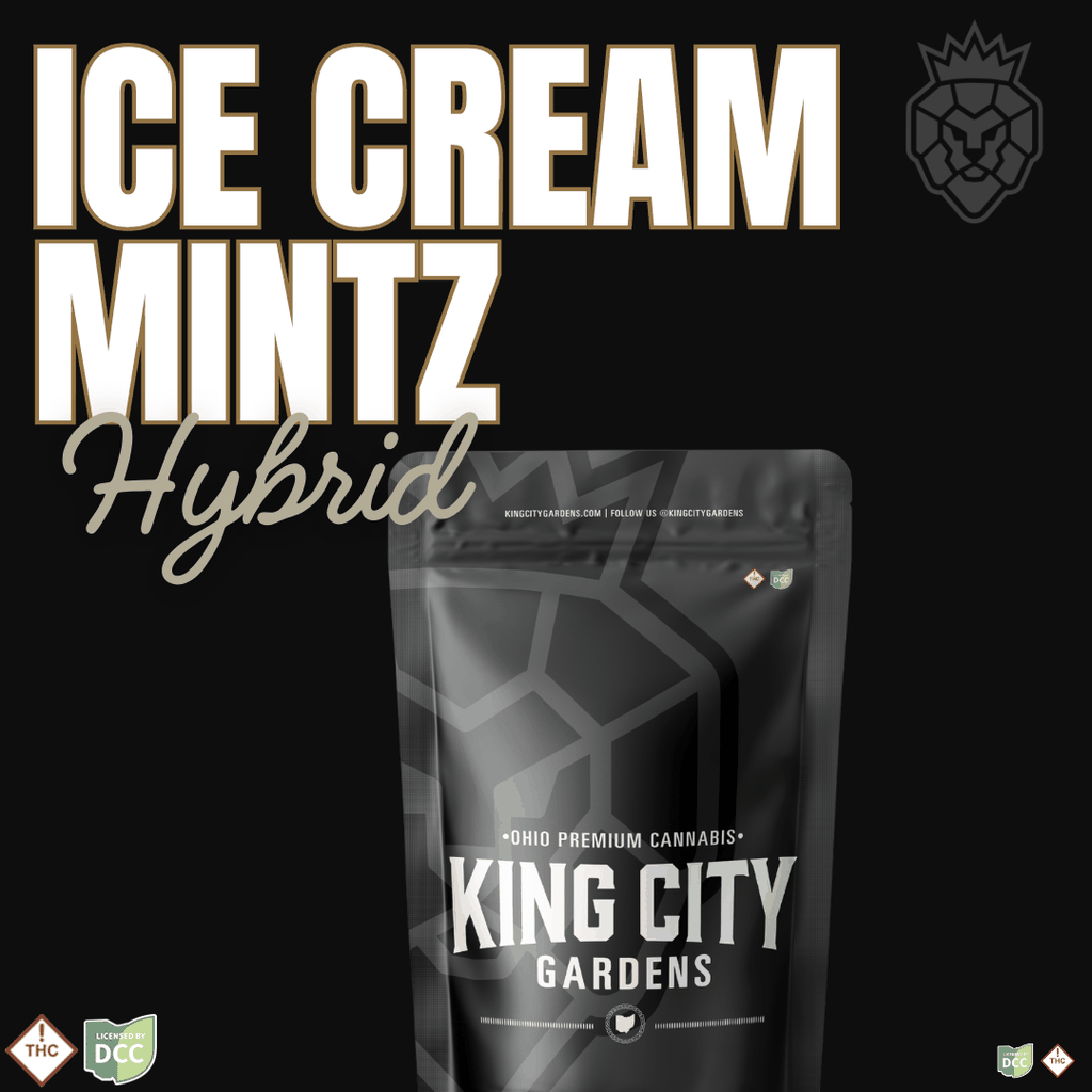 King City Gardens Ice Cream Mintz Smalls Flower, 14.15g