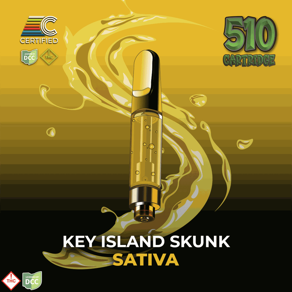 Certified Cultivators Key Island Skunk 1g Cartridge