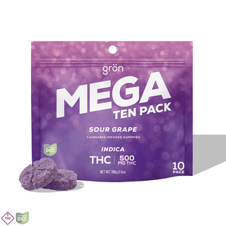 Sour Grape Mega Gummy product