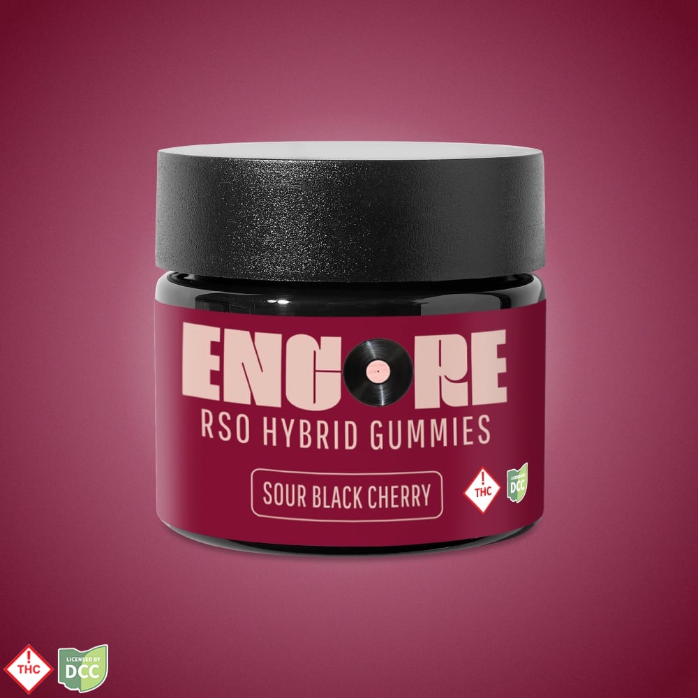 Sour Black Cherry RSO Gummy