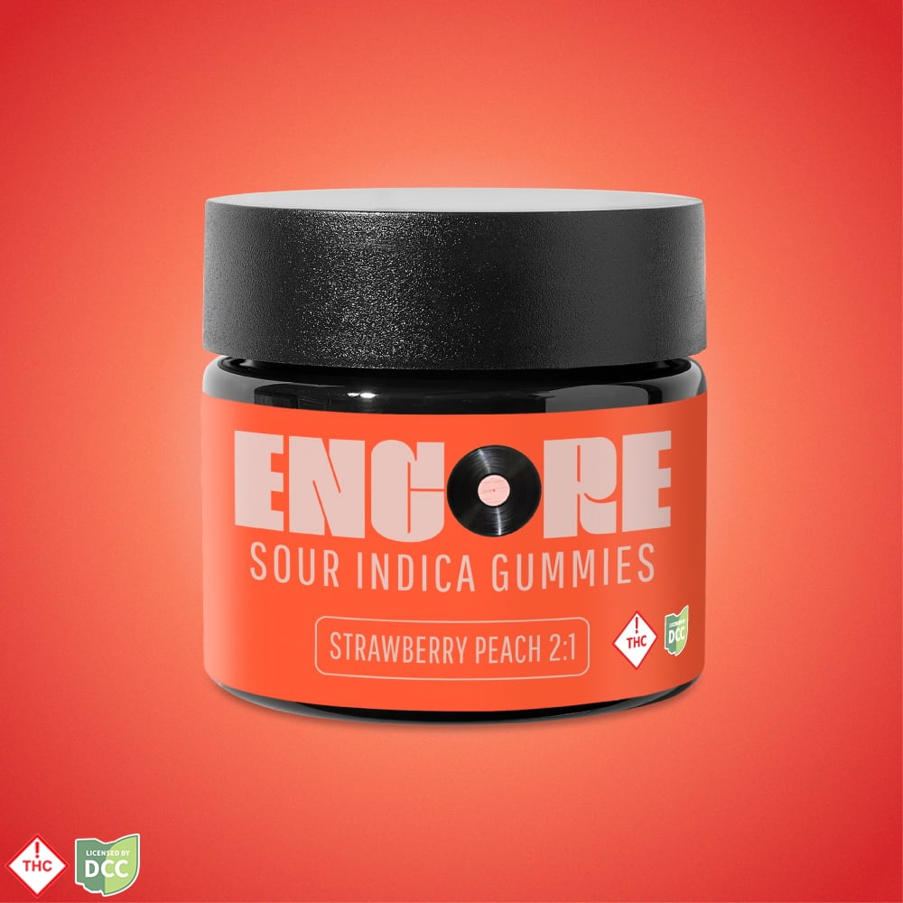 Sour Strawberry Peach 2 1 Gummy