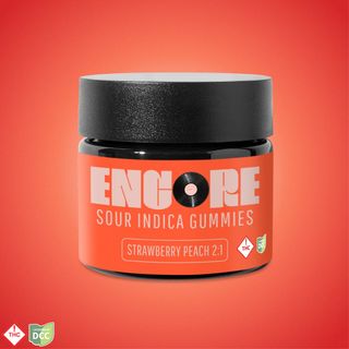 Sour Strawberry Peach Gummy product