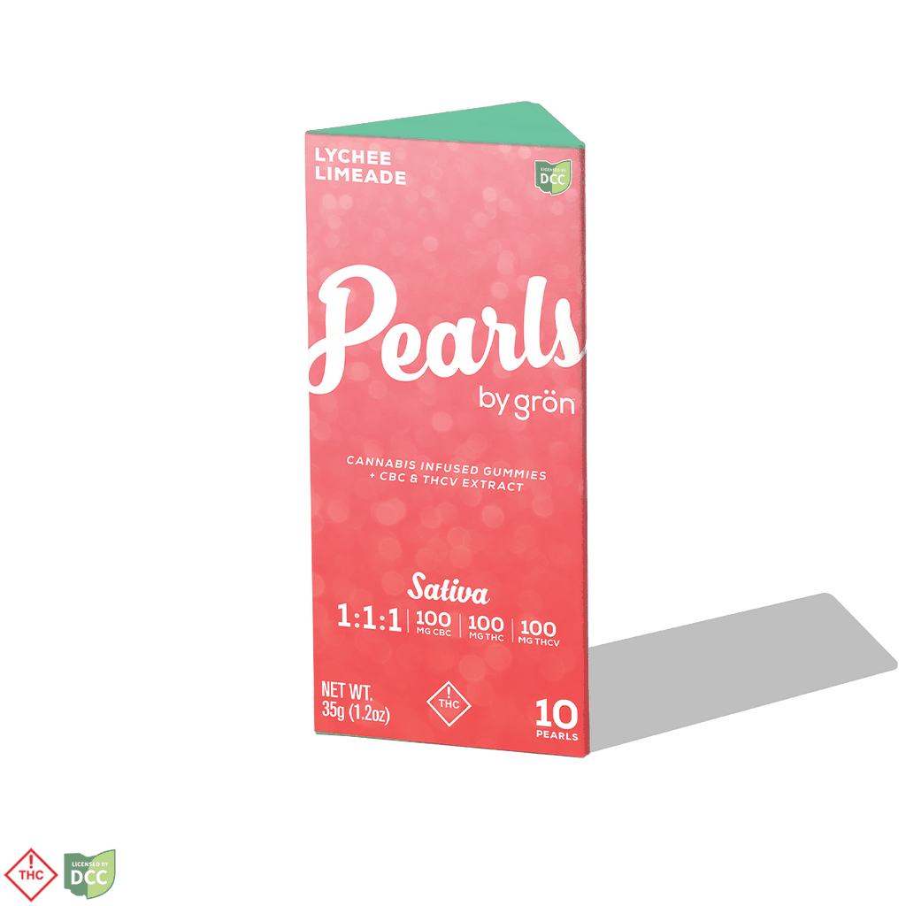 Gron Lychee Limeade Phantom Pearls Gummy Candy Edible, 100mg, 10pk - image 2