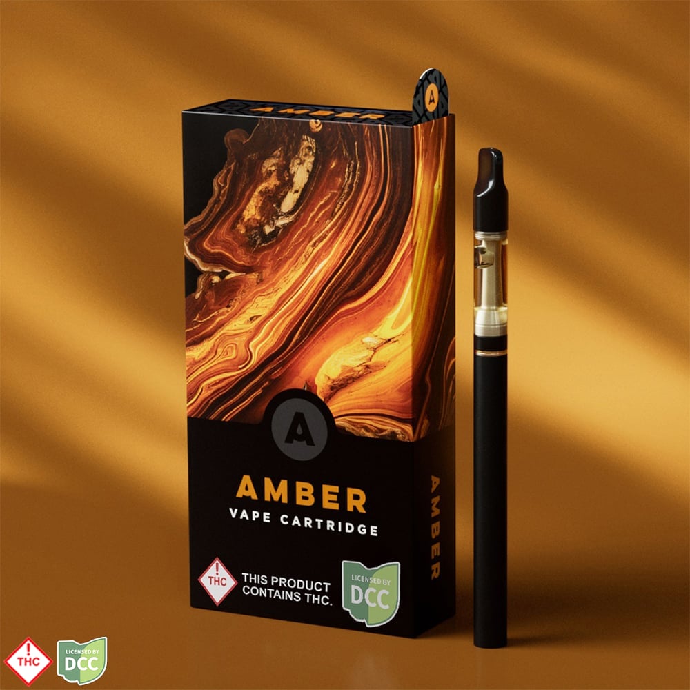 Amber Thunder Sloth Live Resin 0.5g Cartridge