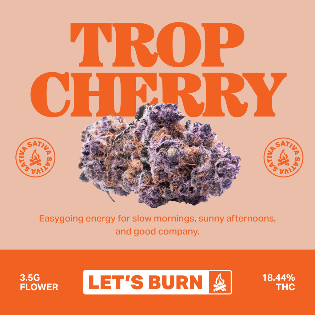 Let's Burn Trop Cherry 3.5g Flower