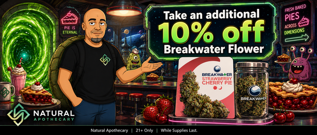 Cannabis Promo, Cannabis Sales, Cannabis Discounts, Cannabis on Sale, Breakwater Extra 10% off!