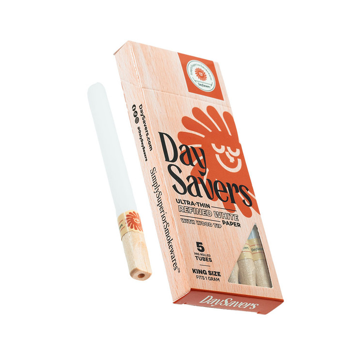 PreRolled Tubes w Wood Tip Display Box