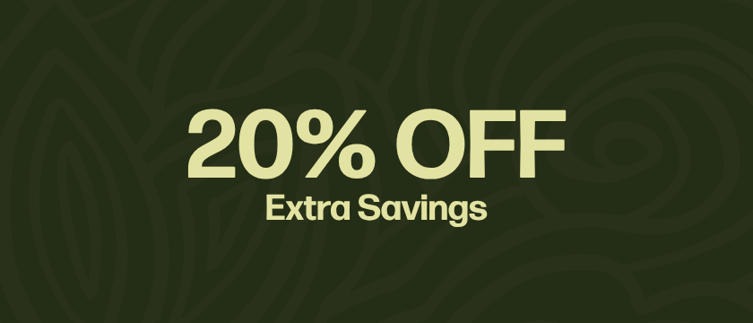 Extra Savings - 20% OFF