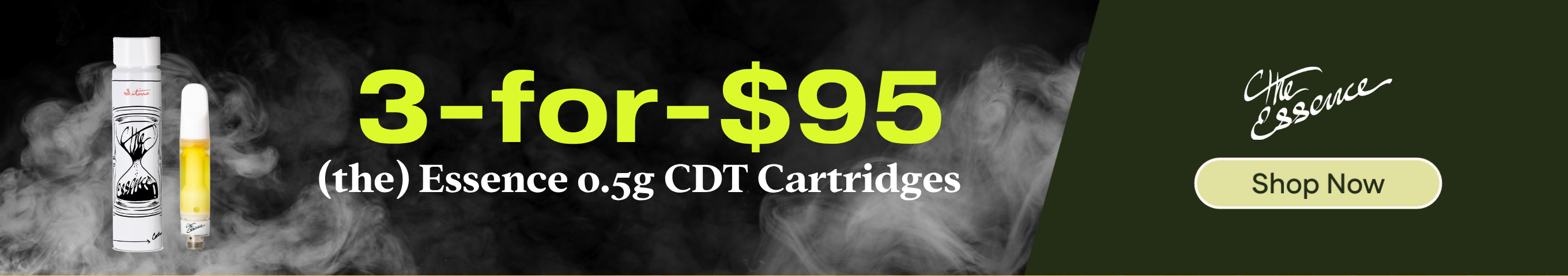 3-for-$95 (the) Essence 0.5g CDT Cartridges