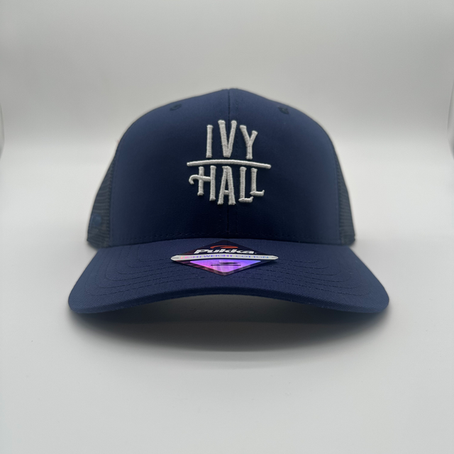 Mid Crown Navy Blue & White Ivy Hall