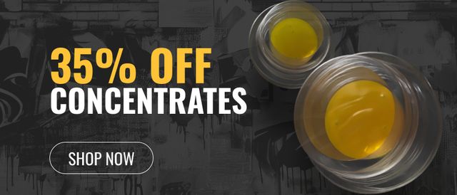 Cannabis Promo, Cannabis Sales, Cannabis Discounts, Cannabis on Sale, 35% Off Concentrates