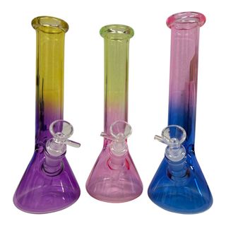 10" Tri-Color Mini Beaker Bisa Lina