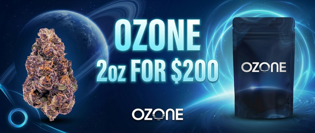 Cannabis Promo, Cannabis Sales, Cannabis Discounts, Cannabis on Sale, Ozone - 2oz for $200
