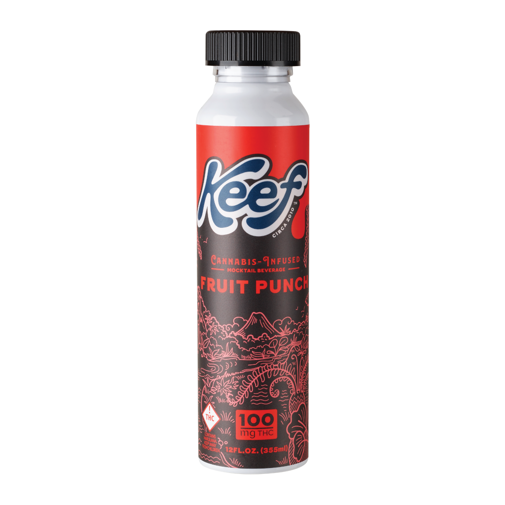 KEEF Fruit Punch Tonic Beverage Edible, 100mg, 1pk