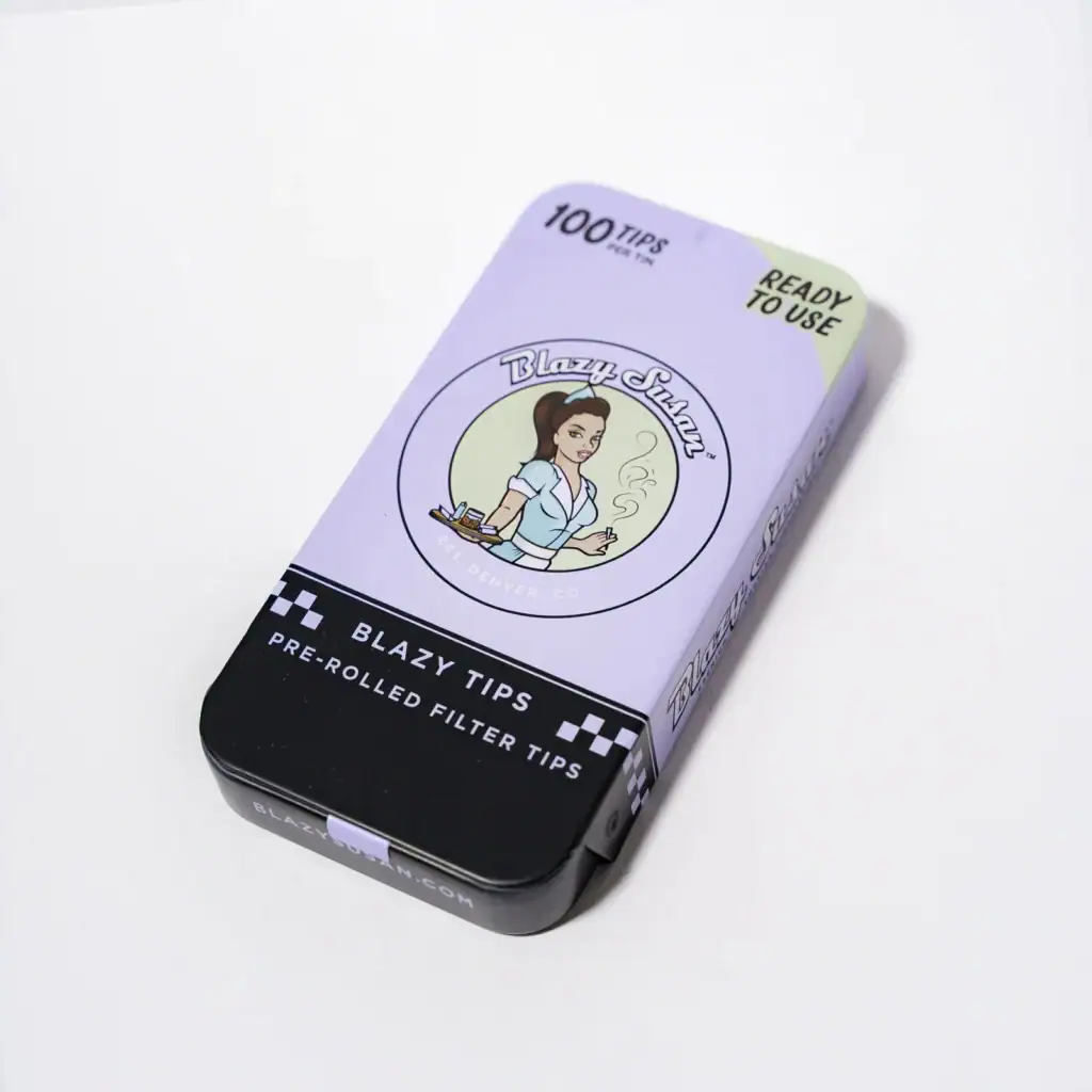 Pre-Rolled Filter Tips Tin Blazy Susan