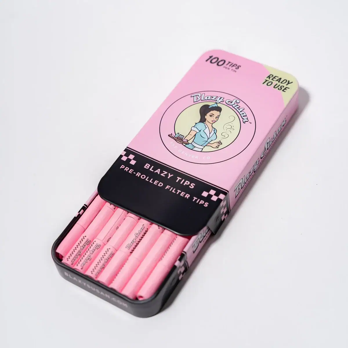 Pre-Rolled Filter Tips Tin Blazy Susan
