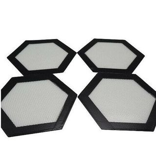 5" Hexagon Silicon Dab Mat High Mountain Imports