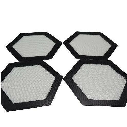 5" Hexagon Silicon Dab Mat High Mountain Imports