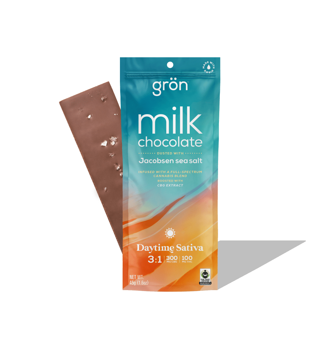Milk Chocolate - 3:1 - CBG/THC Gron