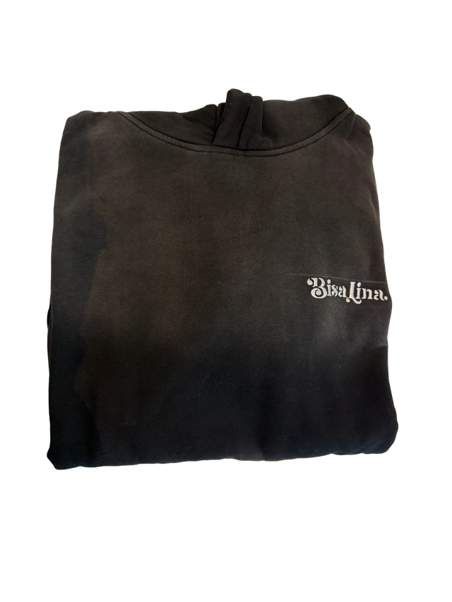 Black Acid Wash Bisa Lina Sweatshirt Bisa Premium
