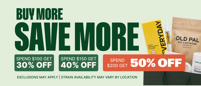 Cannabis Promo, Cannabis Sales, Cannabis Discounts, Cannabis on Sale, Buy More, Save More - Get up to 50% Off!