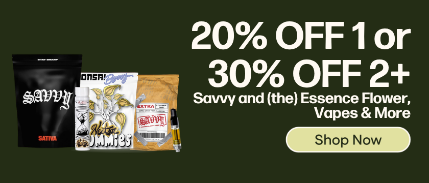 20% OFF 1 or 30% OFF 2+ (the) Essence and Savvy