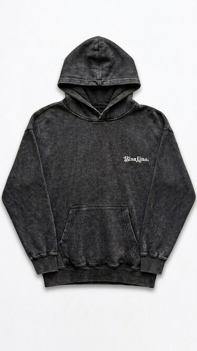 Black & White Lightweight Sweatshirt Bisa Premium Black & White Lightweight Sweatshirt Bisa Premium