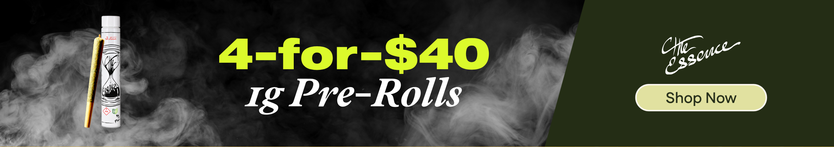 4-for-$40 (the) Essence 1g Pre-Rolls