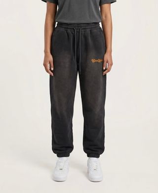 Embroidered Yellow & Black Jogger Sweatpants Bisa Premium Embroidered Yellow & Black Jogger Sweatpants Bisa Premium