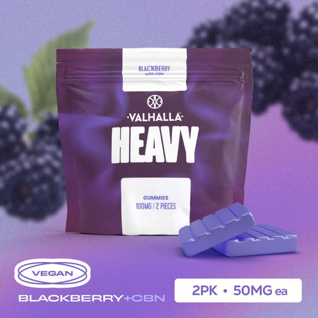 Heavy Blackberry 1:1 (THC:CBN) Valhalla